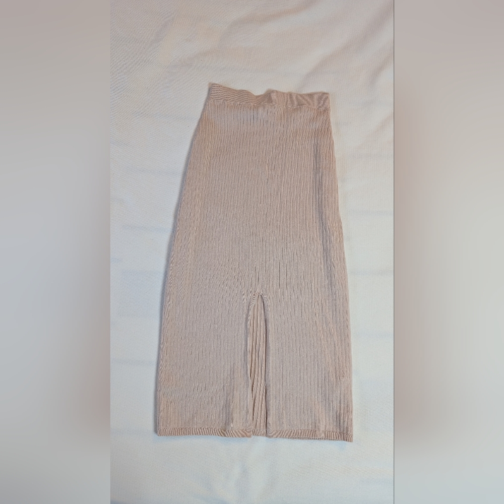 FP Movement by Free People Ribbed Knit Skirt in Cream